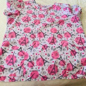 Large scrub tops